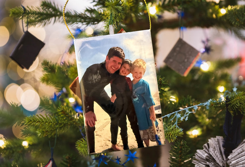 (1 pc)  2 x 3 Rectangular HOLIDAY ORNAMENT Magnets