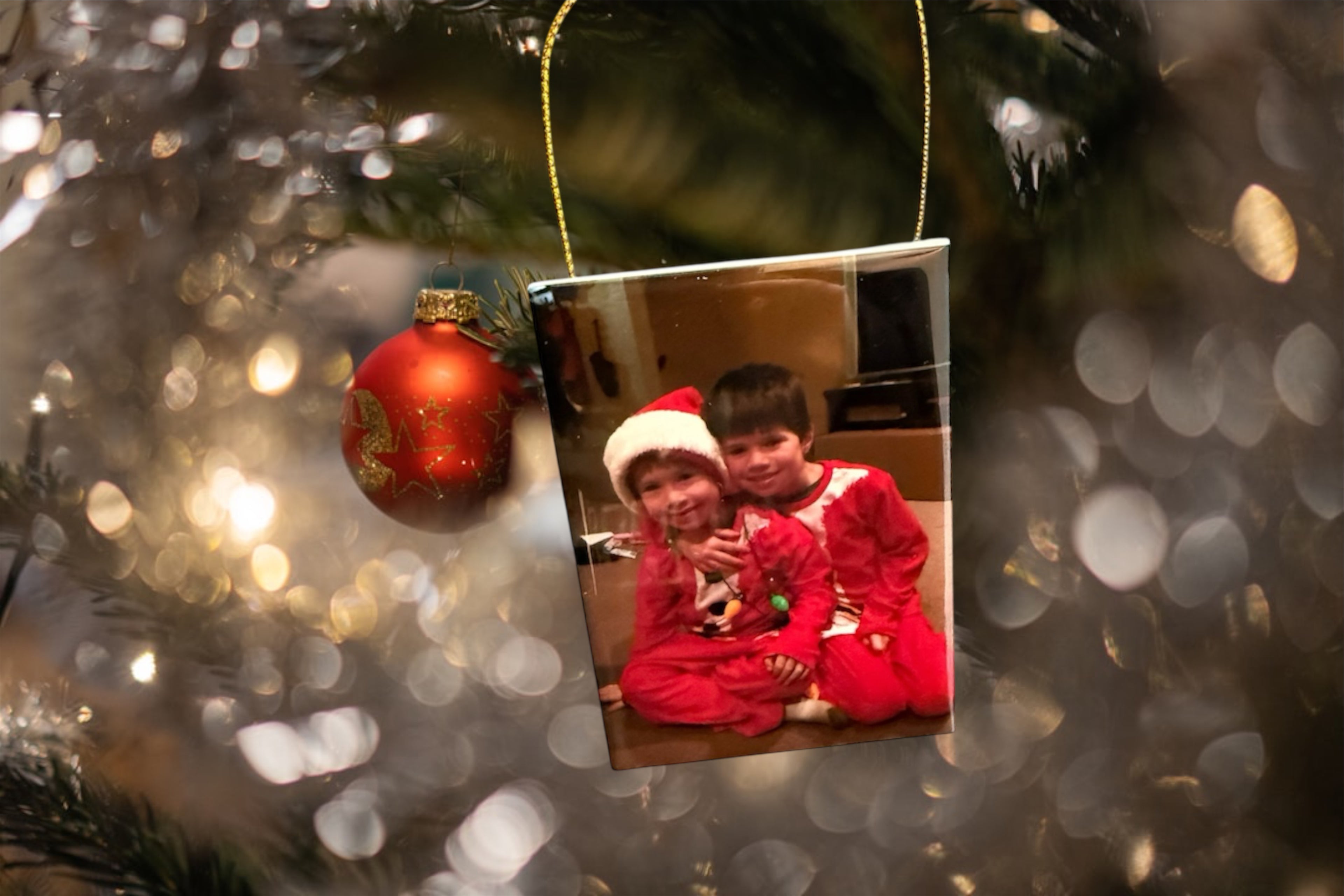 (1 pc)  2 x 3 Rectangular HOLIDAY ORNAMENT Magnets