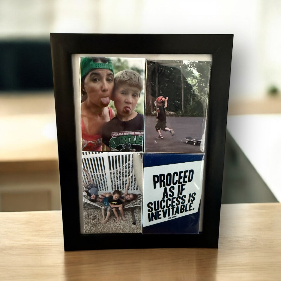 4 Pc Magnet Display Frame (5x7 Black Frame)